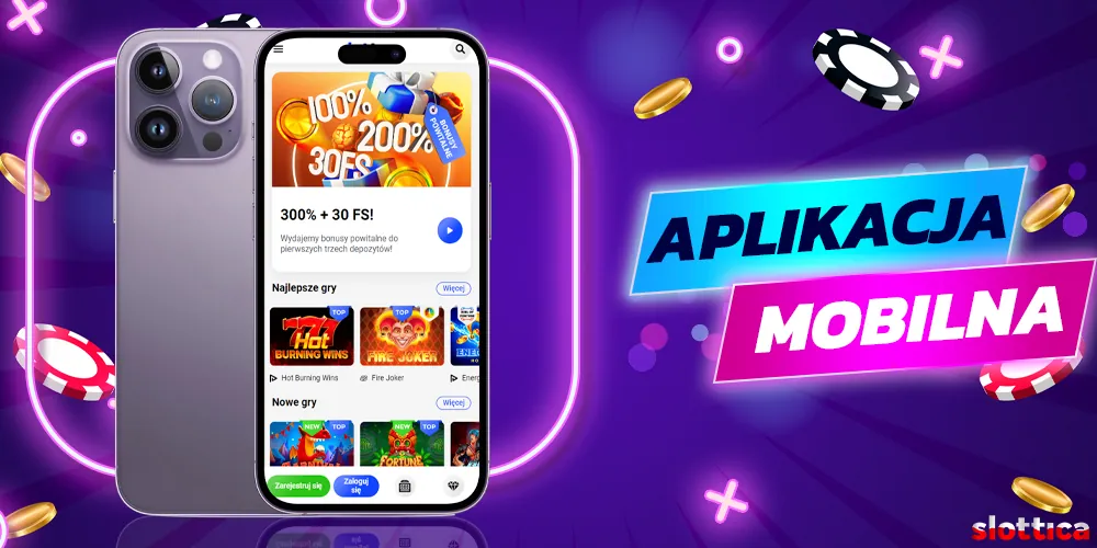 Aplikacja mobilna Slottica dla Polski